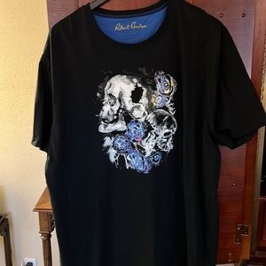 Robert Graham skull graphic T-shirt